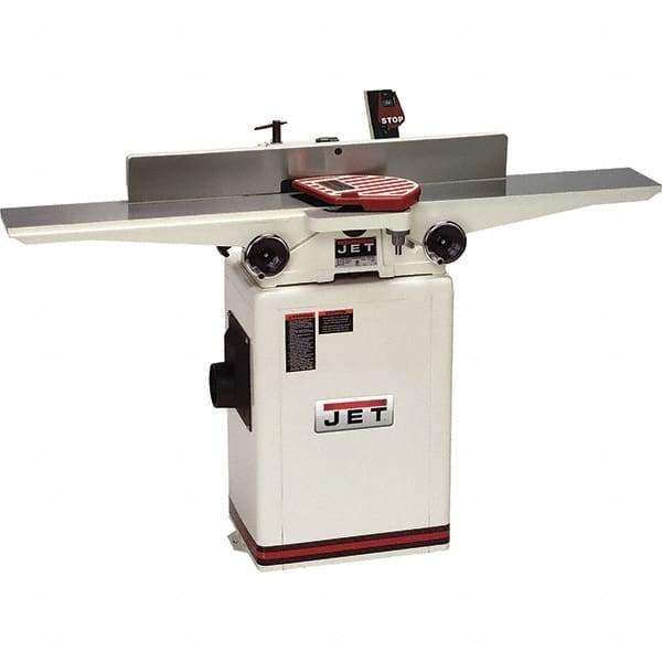 Jet - 6,000 RPM, 6-1/16" Cutting Width, 1/2" Cutting Depth, Jointer - 3-7/8" Fence Height, 32-3/8" Fence Length, 1 hp - Top Tool & Supply