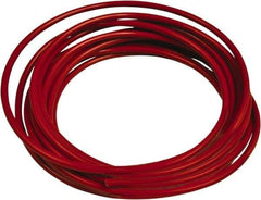 Acorn Engineering - 0.065" ID x 1/8" OD, 0.03" Wall Thickness, 10' Long, Polyethylene Tube - Red - Top Tool & Supply