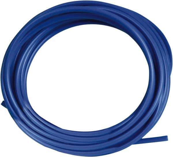 Acorn Engineering - 0.065" ID x 1/8" OD, 0.03" Wall Thickness, 10' Long, Polyethylene Tube - Blue - Top Tool & Supply