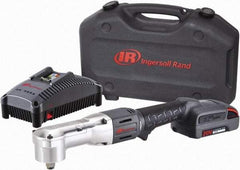 Ingersoll-Rand - 1/2" Drive 20 Volt Angled Cordless Impact Wrench & Ratchet - 1,900 RPM, 3,000 BPM, 180 Ft/Lb Torque, 1 Lithium-Ion Battery Included - Top Tool & Supply