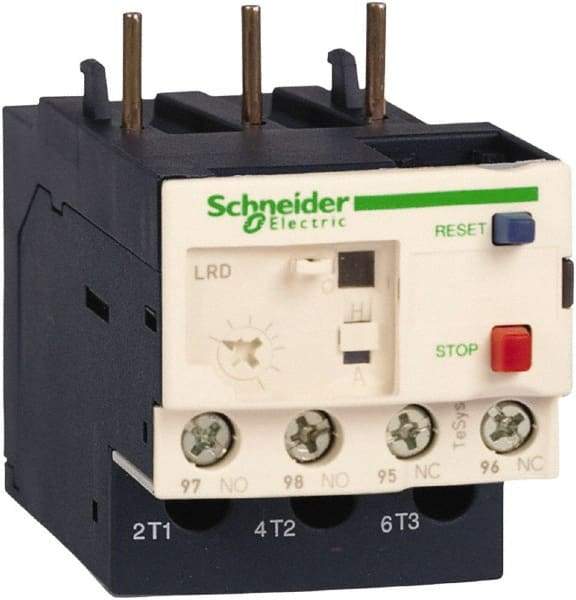 Schneider Electric - 30 to 38 Amp, 690 VAC, Thermal IEC Overload Relay - Trip Class 10A, For Use with LC1D32 and LC1D38 - Top Tool & Supply