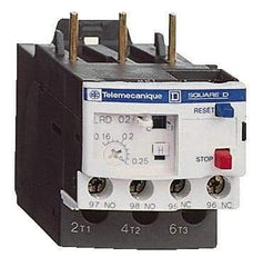 Schneider Electric - 0.4 to 0.63 Amp, 690 VAC, Thermal IEC Overload Relay - Trip Class 10A, For Use with LC1D09 and LC1D38 - Top Tool & Supply