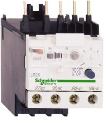 Schneider Electric - 0.11 to 0.16 Amp, 250 VDC, 690 Volt and 690 VAC, Thermal IEC Overload Relay - Trip Class 10A, For Use with LC1K, LC7K, LP1K and LP4K - Top Tool & Supply