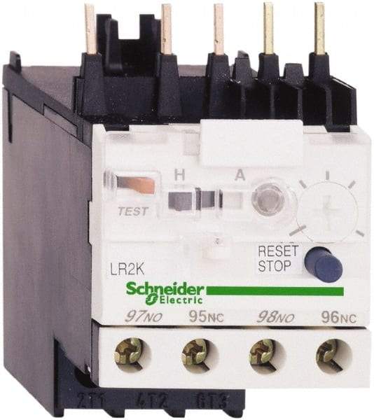 Schneider Electric - 0.16 to 0.23 Amp, 250 VDC, 690 Volt and 690 VAC, Thermal IEC Overload Relay - Trip Class 10A, For Use with LC1K, LC7K, LP1K and LP4K - Top Tool & Supply