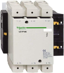 Schneider Electric - 3 Pole, 185 Amp at 440 VAC and 275 Amp at 440 VAC, Nonreversible IEC Contactor - Bureau Veritas, CCC, CSA, DNV, EN/IEC 60947-1, EN/IEC 60947-4-1, GL, JEM 1038, LROS, RINA, RMRoS, RoHS Compliant, UL Listed - Top Tool & Supply