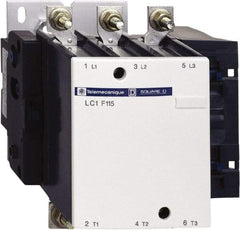 Schneider Electric - 3 Pole, 115 Amp at 440 VAC and 200 Amp at 440 VAC, Nonreversible IEC Contactor - Bureau Veritas, CCC, CSA, DNV, EN/IEC 60947-1, EN/IEC 60947-4-1, GL, JEM 1038, LROS, RINA, RMRoS, RoHS Compliant, UL Listed - Top Tool & Supply