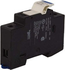 Schneider Electric - 1 Pole, 600 Volt, 30 Amp, DIN Rail Mount Fuse Holder - Compatible with CC Class, 17mm Wide Fuse - Top Tool & Supply