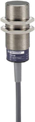 Telemecanique Sensors - 15mm Detection, Cylinder, Capacitive Proximity Sensor - IP67, 24 to 240 VAC, 80mm Long - Top Tool & Supply