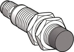 Telemecanique Sensors - NPN, NC, 7mm Detection, Cylinder, Inductive Proximity Sensor - 3 Wires, IP67, IP69, 12 to 48 VDC, M12x1 Thread, 66mm Long - Top Tool & Supply