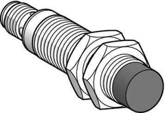 Telemecanique Sensors - NPN, PNP, 8mm Detection, Cylinder, Inductive Proximity Sensor - 2 Wires, IP67, 24 to 210 VDC, 24 to 240 VAC @ 50/60 Hz, M18x1 Thread, 72mm Long - Top Tool & Supply