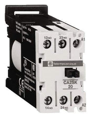 Schneider Electric - NC/NO, 230 VAC at 50/60 Hz Control Relay - DIN Rail Mount - Top Tool & Supply