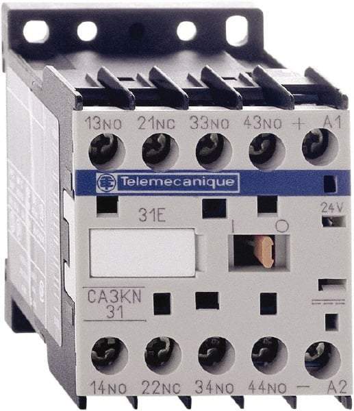 Schneider Electric - 3NO/NC, 24 VDC Control Relay - 17 V - Top Tool & Supply