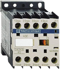 Schneider Electric - 4NO, 230-240 VAC at 50/60 Hz Control Relay - 17 V - Top Tool & Supply