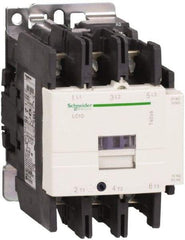 Schneider Electric - 3 Pole, 200 Coil VAC at 50/60 Hz, 80 Amp at 440 VAC, Nonreversible IEC Contactor - Bureau Veritas, CCC, CSA, CSA C22.2 No. 14, DNV, EN/IEC 60947-4-1, EN/IEC 60947-5-1, GL, GOST, LROS, RINA, RoHS Compliant, UL 508, UL Listed - Top Tool & Supply