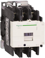 Schneider Electric - 3 Pole, 120 Coil VAC at 50/60 Hz, 80 Amp at 440 VAC, Nonreversible IEC Contactor - Bureau Veritas, CCC, CSA, CSA C22.2 No. 14, DNV, EN/IEC 60947-4-1, EN/IEC 60947-5-1, GL, GOST, LROS, RINA, RoHS Compliant, UL 508, UL Listed - Top Tool & Supply