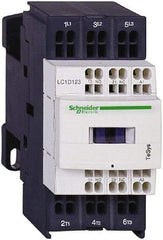 Schneider Electric - 3 Pole, 120 Coil VAC at 50/60 Hz, 18 Amp at 440 VAC and 25 Amp at 440 VAC, Nonreversible IEC Contactor - 1 Phase hp: 1 at 115 VAC, 3 at 230/240 VAC, 3 Phase hp: 10 at 460/480 VAC, 15 at 575/600 VAC, 5 at 200/208 VAC, 5 at 230/240 VAC - Top Tool & Supply