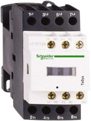 Schneider Electric - 4 Pole, 24 Coil VAC at 50/60 Hz, 32 Amp at 440 VAC, Nonreversible IEC Contactor - Bureau Veritas, CCC, CSA, CSA C22.2 No. 14, DNV, EN/IEC 60947-4-1, EN/IEC 60947-5-1, GL, GOST, LROS, RINA, UL 508, UL Listed - Top Tool & Supply