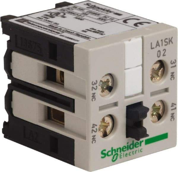 Schneider Electric - Contactor Auxiliary Contact Block - For Use with LC1SK and TeSys SK - Top Tool & Supply