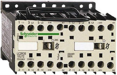 Schneider Electric - 3 Pole, 24 Coil VAC at 50/60 Hz, 6 Amp at 440 VAC, Reversible IEC Contactor - BS 5424, CSA, IEC 60947, NF C 63-110, RoHS Compliant, UL Listed, VDE 0660 - Top Tool & Supply