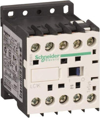 Schneider Electric - 4 Pole, 120 Coil VAC at 50/60 Hz, 16 Amp at 690 VAC and 20 Amp at 440 VAC, Nonreversible IEC Contactor - BS 5424, CSA, IEC 60947, NF C 63-110, RoHS Compliant, UL Listed, VDE 0660 - Top Tool & Supply