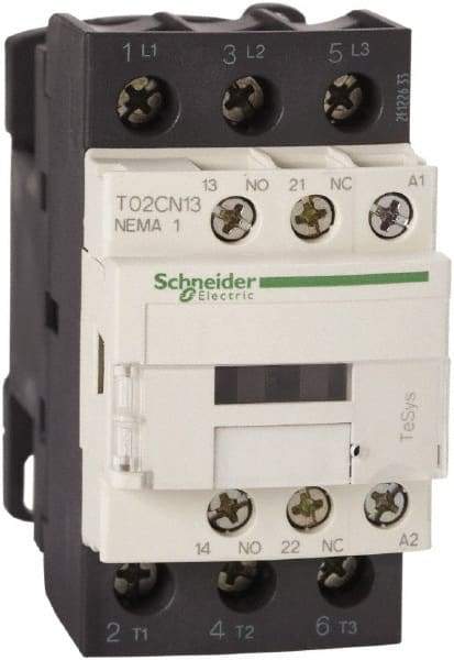 Square D - 3 Pole, 24 Coil VAC, 27 Amp NEMA Contactor - Open Enclosure - Top Tool & Supply