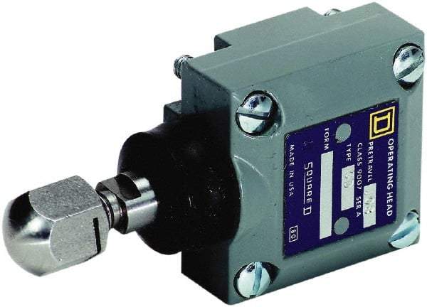 Square D - SPDT, NC/NO, 600 Volt Screw Terminal, Plunger Actuator, General Purpose Limit Switch - 1, 2, 4, 6, 12, 13, 6P NEMA Rating, IP67 IPR Rating - Top Tool & Supply