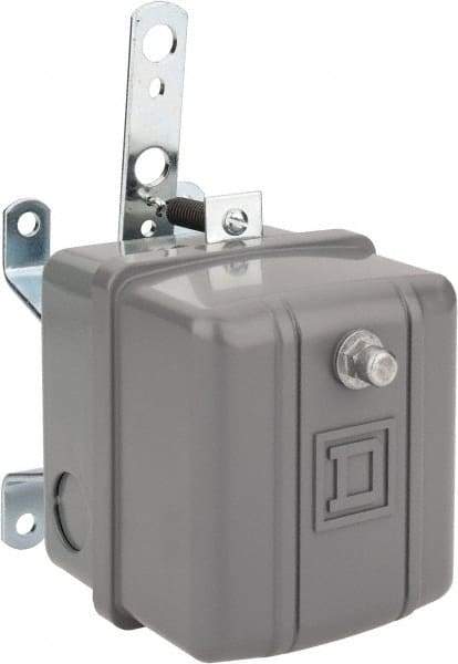 Square D - 1 NEMA Rated, DPST, Float Switch Pressure and Level Switch - 575 VAC, Line-Load-Load-Line Terminal - Top Tool & Supply