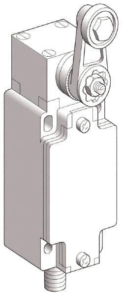 Telemecanique Sensors - DP, NC/NO, 240 VAC, 5-Pin M12 Male Terminal, Roller Lever Actuator, General Purpose Limit Switch - IP66 IPR Rating - Top Tool & Supply