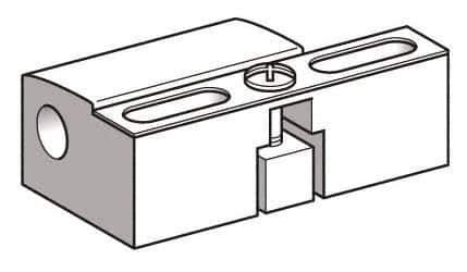 Telemecanique Sensors - Fixing Clamp - Use with Cylindrical M30 Sensor - Top Tool & Supply