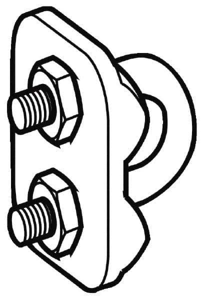 Telemecanique Sensors - 7.2 Inch Long, Limit Switch Cable Support - For Use with Preventa XY2 - Top Tool & Supply