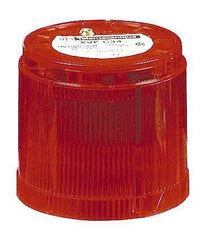 Schneider Electric - 120 VAC, Flash Discharge Tube, Red, Strobe Light - 70mm Diameter, IP40, IP42 Ingress Rating, Base Mount - Top Tool & Supply