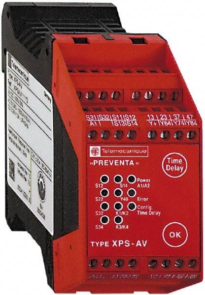 Schneider Electric - 24 VDC, Electromechanical & Solid State Screw Clamp General Purpose Relay - 6 Amp at 24 VDC, 45mm Wide x 99mm High x 114mm Deep - Top Tool & Supply