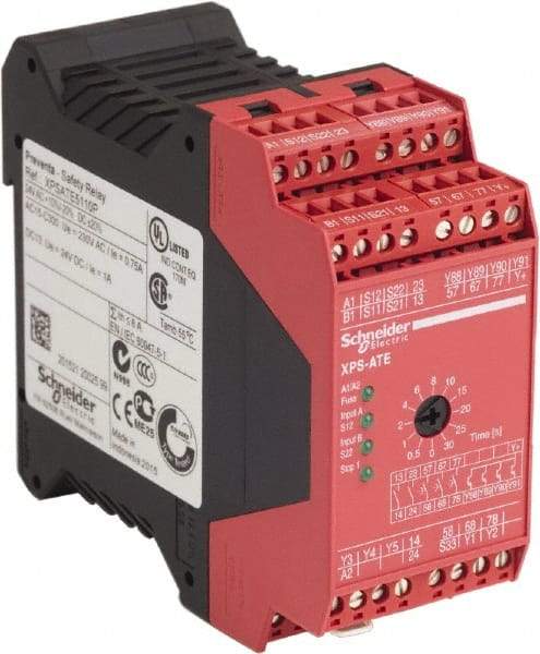 Schneider Electric - Electromechanical Screw Clamp General Purpose Relay - 5 Amp at 24 VAC/VDC, 24 VAC/VDC, 45mm Wide x 99mm High x 114mm Deep - Top Tool & Supply