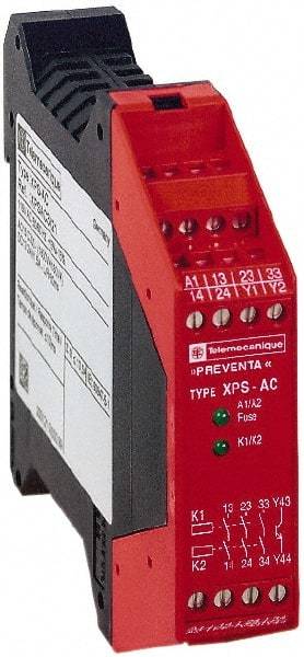 Schneider Electric - 115 VAC, 7 VA Power Rating, Electromechanical & Solid State Screw Clamp General Purpose Relay - 6 Amp at 115 VAC, 22.5mm Wide x 99mm High x 114mm Deep - Top Tool & Supply