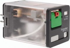 Schneider Electric - 3 at 60 Hz VA Power Rating, Octal Electromechanical Plug-in General Purpose Relay - 10 Amp at 277 VAC & 30 VDC, DPDT, 120 VAC, 35mm Wide x 56mm High x 35.4mm Deep - Top Tool & Supply