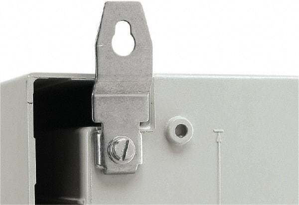 Schneider Electric - Electrical Enclosure Stainless Steel Wall Mount Lug - For Use with PLM3025-108 Wall Mounting Enclosure, RoHS Compliant, Includes Mounting Hardware - Top Tool & Supply