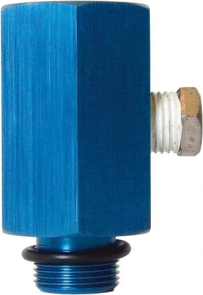 Parker - 1/2 NPT Air Compressor Vacuum Pump to Filter Adapter - 2.44" High, Use with Welch Pump Models #1400, 1405 - Top Tool & Supply