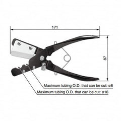 SMC PNEUMATICS - Pipe & Tube Cutters Type: Tube Cutter Maximum Pipe Capacity (mm): 16 - Top Tool & Supply