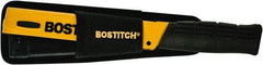 Stanley Bostitch - Manual Hammer Tacker - 1/4, 5/16, 3/8" Staples, 84 Lb Capacity, Yellow, Aluminum Die Cast - Top Tool & Supply