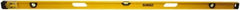 DeWALT - Magnetic 78" Long 3 Vial I-Beam Level - Aluminum, Yellow - Top Tool & Supply