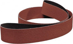 3M - 2" Wide x 48" OAL, 80 Grit, Ceramic Abrasive Belt - Ceramic, Coated, Cloth Backing, Series 963G - Top Tool & Supply