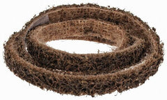 3M - 1/4" Wide x 18" OAL, Aluminum Oxide Abrasive Belt - Aluminum Oxide, Coarse, Nonwoven, Series SC-BS - Top Tool & Supply