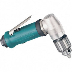 Dynabrade - 1/4" Keyed Chuck - Right Angle Handle, 20,000 RPM, 0.4 hp, 90 psi - Top Tool & Supply