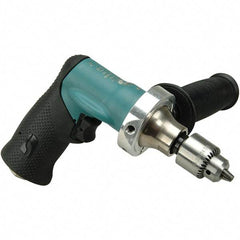 Dynabrade - 1/4" Keyed Chuck - Pistol Grip Handle, 1,000 RPM, 0.4 hp, 90 psi - Top Tool & Supply