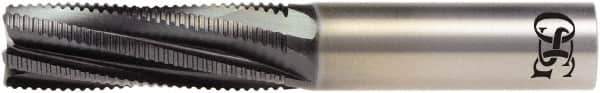 OSG - 5/16" Cutting Diam x 15/16" Length of Cut, 6 Flute, Spiral Router Bit - Diamond Coated, Right Hand Cut, Solid Carbide, 3" OAL x 3/8" Shank Diam, Roughing, 15° Helix Angle - Top Tool & Supply