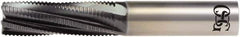 OSG - 1/4" Cutting Diam x 1" Length of Cut, 4 Flute, Spiral Router Bit - Diamond Coated, Right Hand Cut, Solid Carbide, 3" OAL x 1/4" Shank Diam, Roughing, 15° Helix Angle - Top Tool & Supply