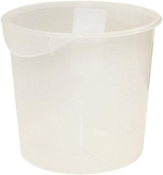 Rubbermaid - Round, Clear Polypropylene Food Storage Container - 11.9" High x 13.1" Wide - Top Tool & Supply