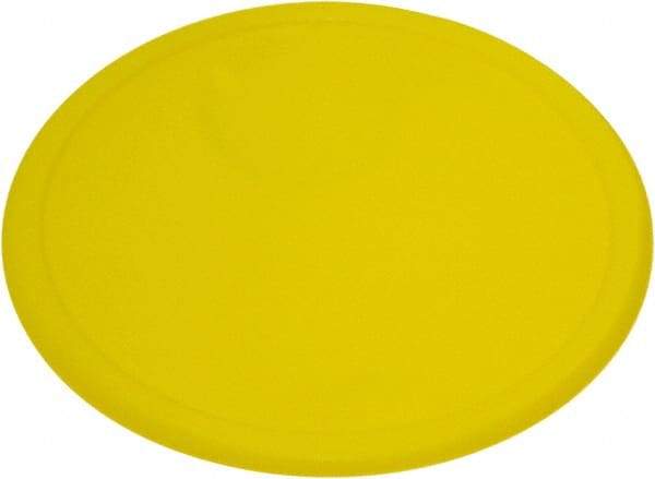 Rubbermaid - 10.3" Wide, Round Polyethylene Lid - Use with FG572300, FG572324, FG572400, FG572424 - Top Tool & Supply