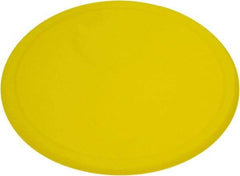 Rubbermaid - 10.3" Wide, Round Polyethylene Lid - Use with FG572300, FG572324, FG572400, FG572424 - Top Tool & Supply