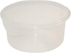 Rubbermaid - Round, Clear Polypropylene & Polycarbonate Food Storage Container - 10.6" High x 10" Wide - Top Tool & Supply